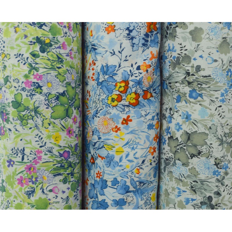 Pima Cotton Lawn - The Garden Of Shakespeare - Green