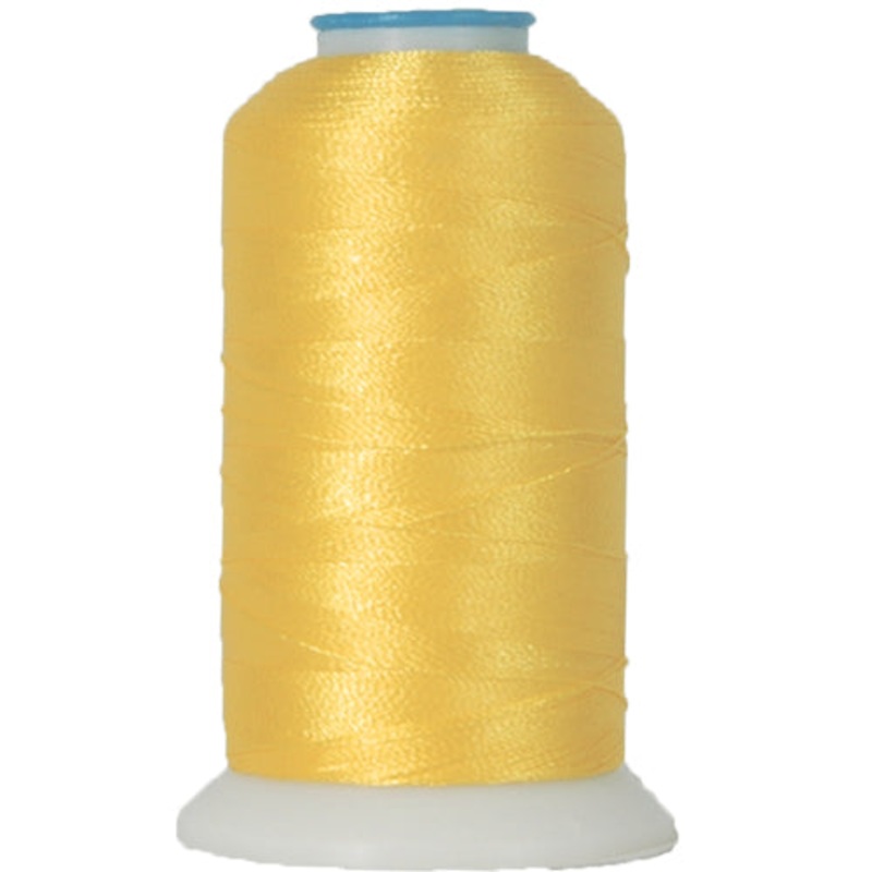 Polyester Embroidery Thread No. 154 - Yellow - 1000M