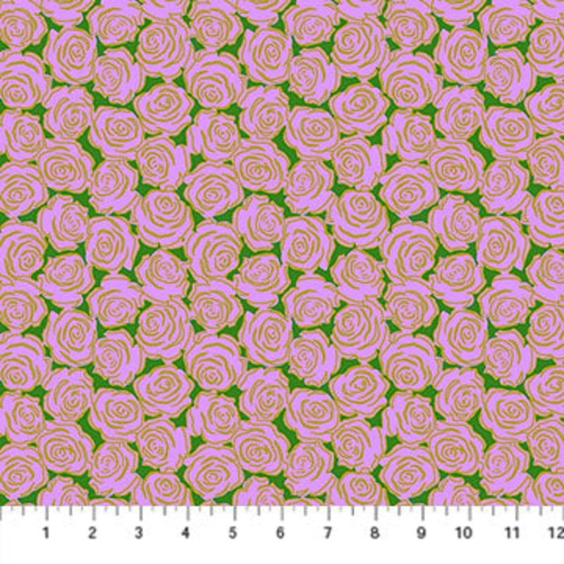 Yesterday Quilt Fabric by Juliana Horner - Rosette Lilac