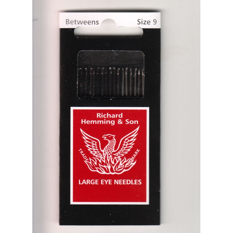 Richard Hemming Needles - Betweens Size 9 - Made in England
