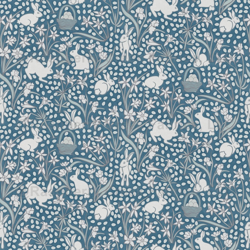Spring Easter Floral Half Drop Repeat Pattern