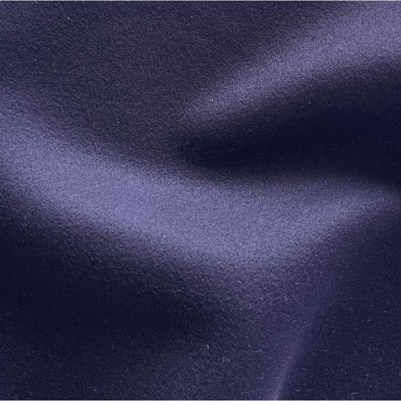 Loro Piana Indigo Thistle Double-Faced Cashmere Blend Coating (Made in Italy)