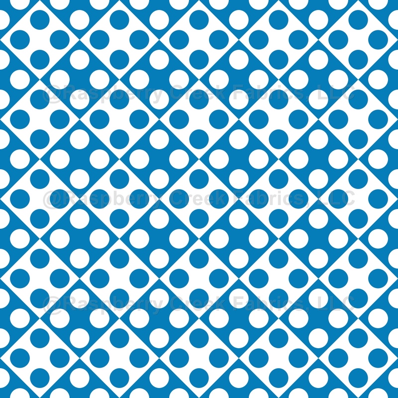 Pattern Of Circles, Pattern Of Squares, Dotted Pattern, Blue and White