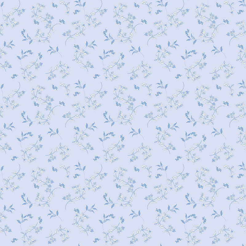 Penelope Stems Sky Yardage by My Mind's Eye for Riley Blake Designs | C16641-SKY