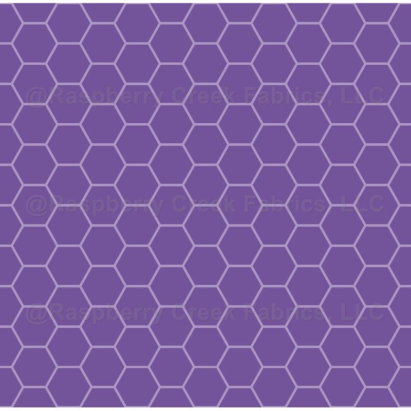 Purple Honeycomb, Bee Comb, Hexagon, Geometric P