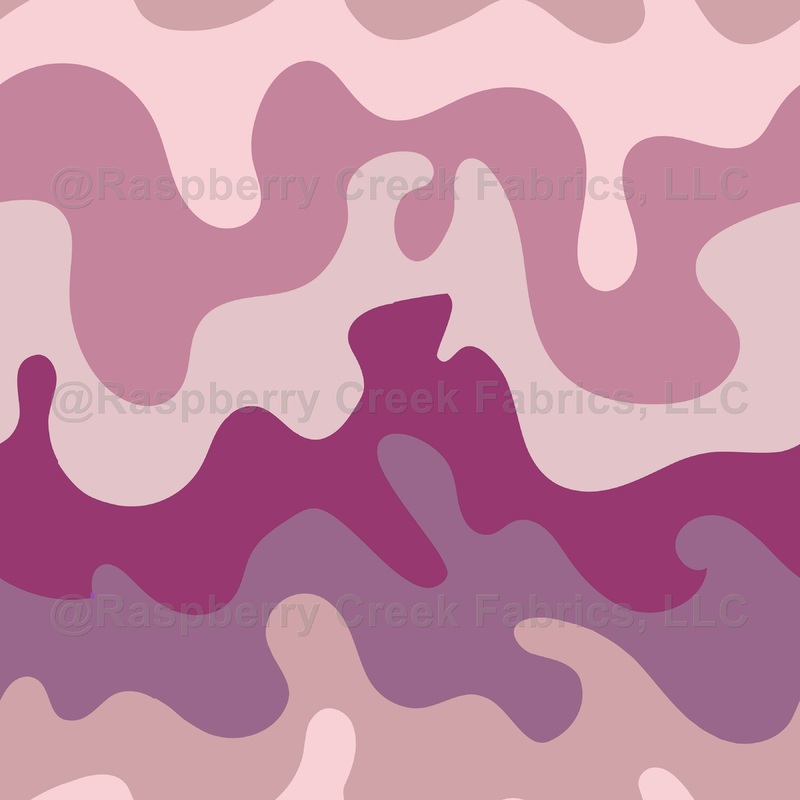 Flowing waves in layered purple shades for a bold modern look. These go well and match with the halloween motif patterns. It gives your dcor and kids projects a light and funny feel. Great for bag lining, blankets, quilting.