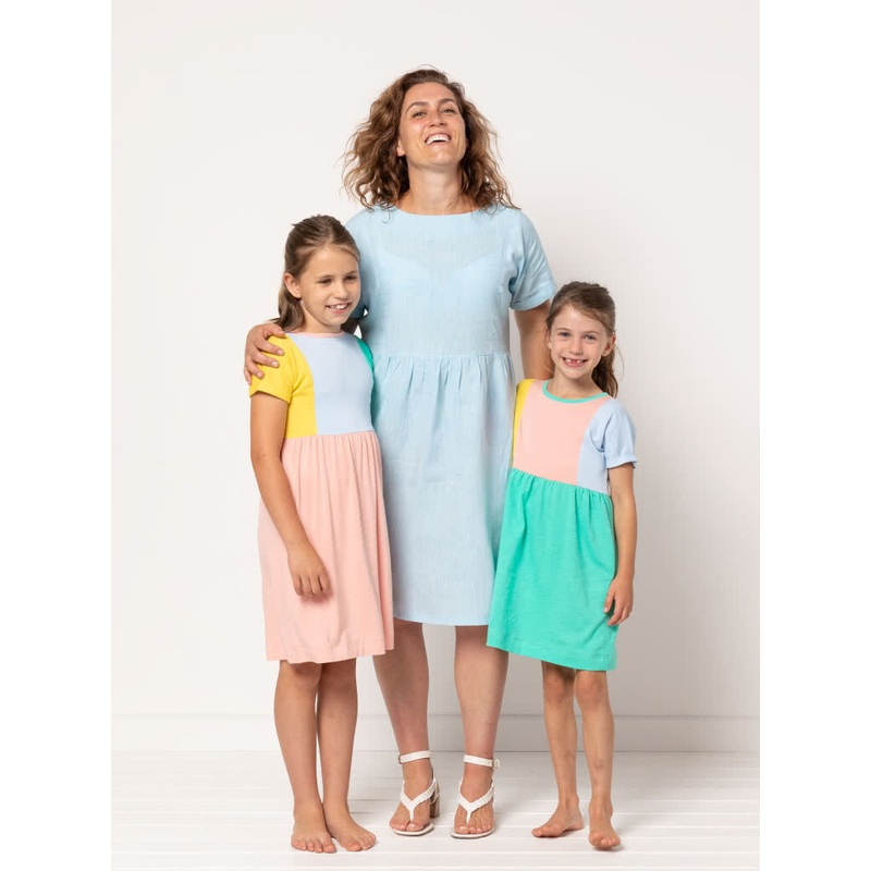 Style Arc - Lacey Kids Dress Pattern (UK Kids 1-8)
