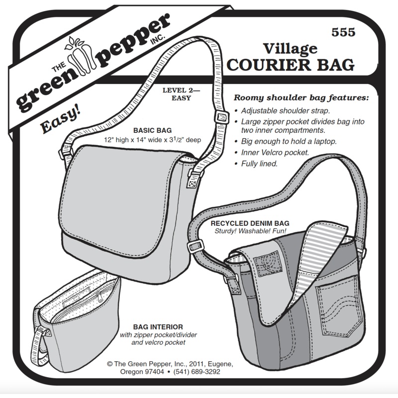 The Green Pepper - 555 - Village Courier Bag