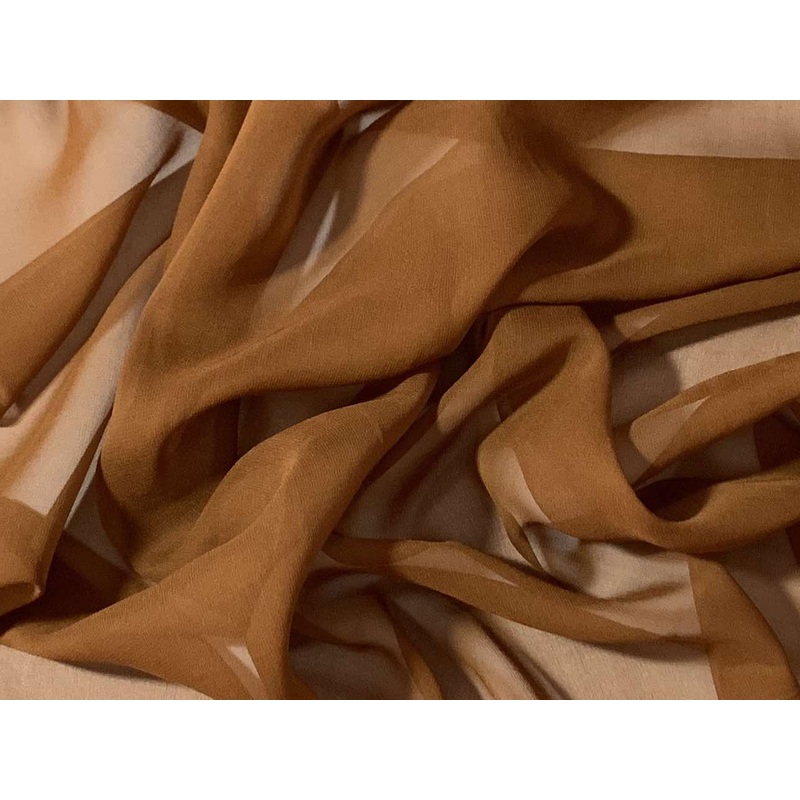Copper - 8mm Silk Chiffon Fabric