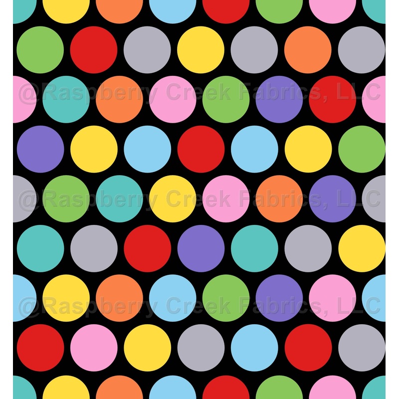 Rainbow spots black
