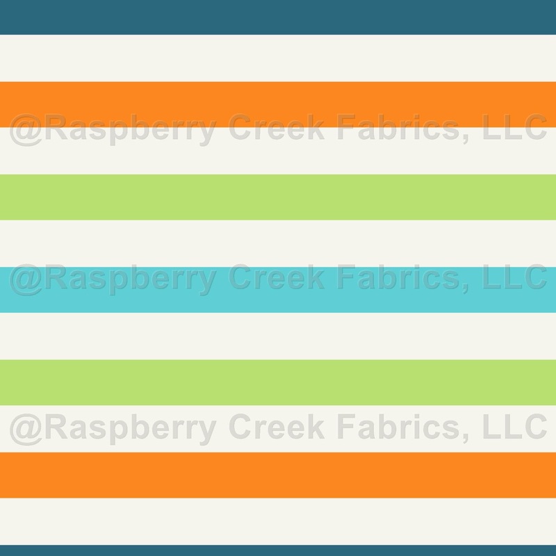 Summer Tropical Stripes