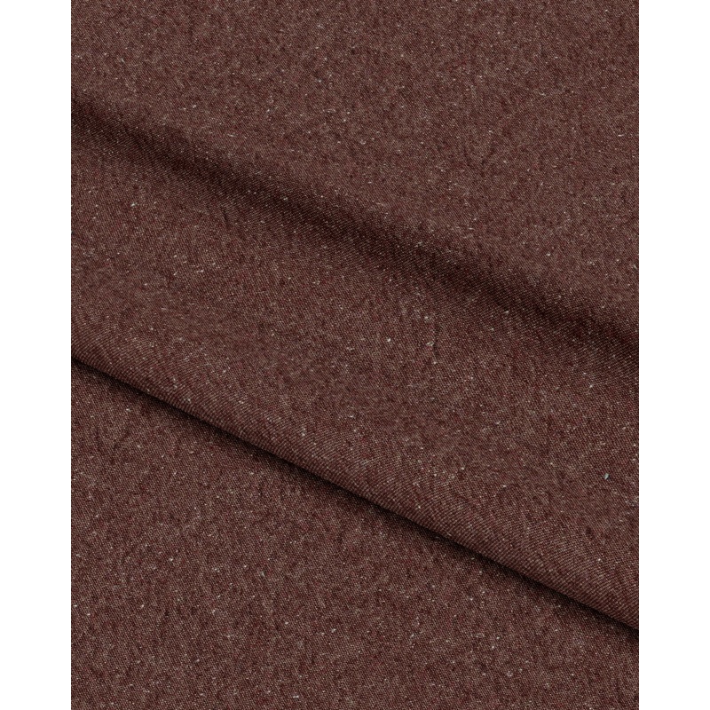 Weathered Brick Cotton Neps Fleck Denim - 2 Yards Seconds