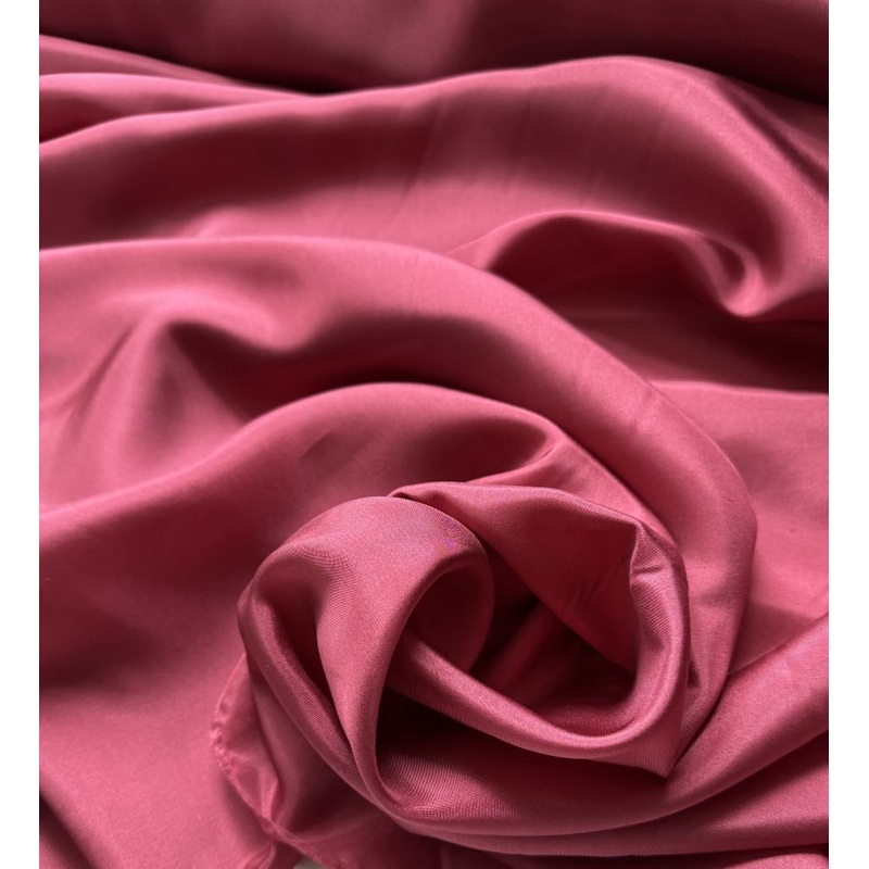 Dark Rose China Silk HABOTAI Fabric 8mm weight 45" width