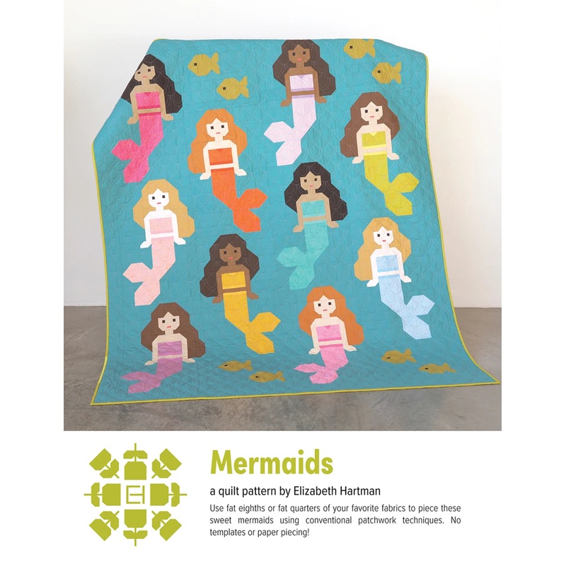 Mermaids Quilt Pattern - Elizabeth Hartman - EH082
