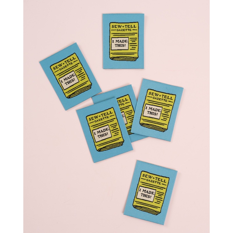 Sew and Tell Gazette Large Garment Labels