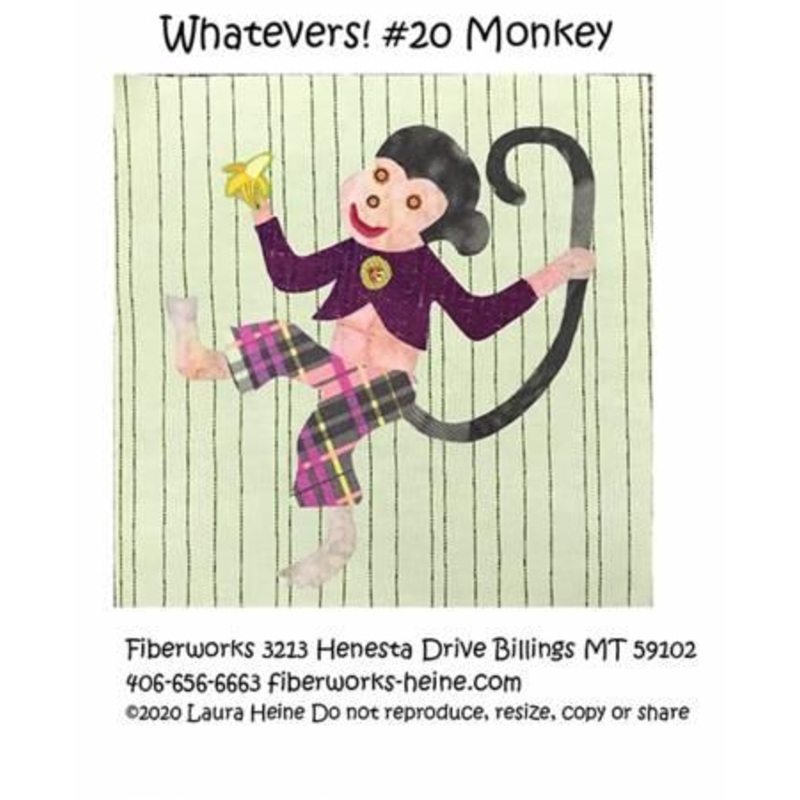 Whatevers! #20 Monkey Collage Pattern