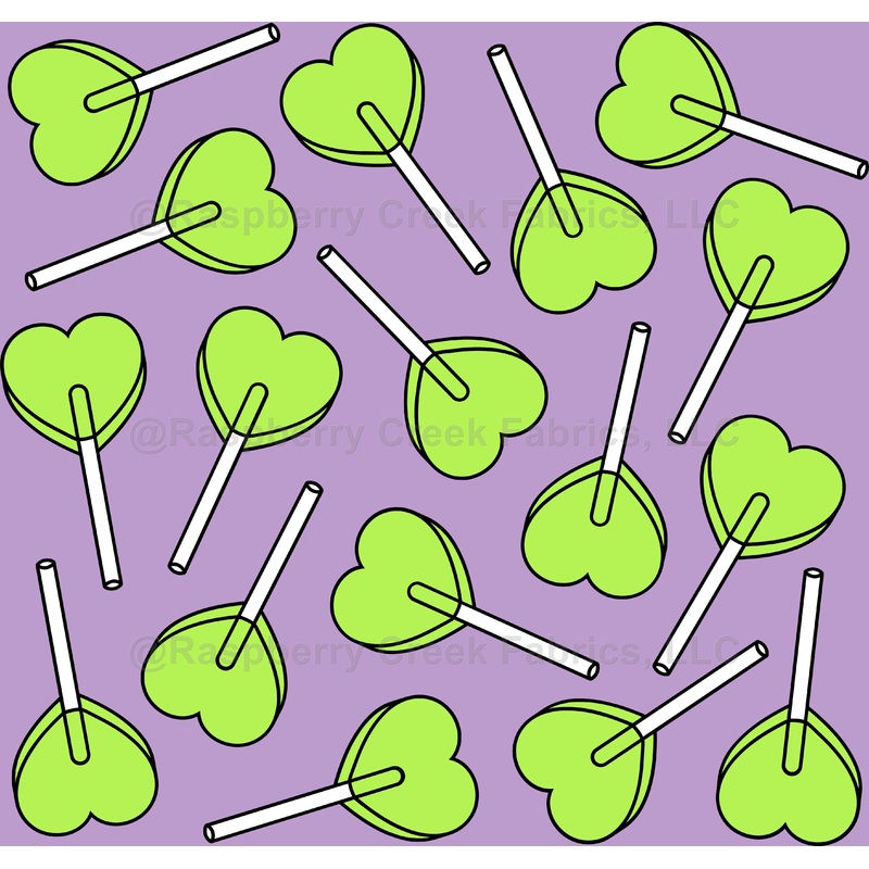 Green Lollipops, Heart Lollipops, Lollipop Pattern, Purple