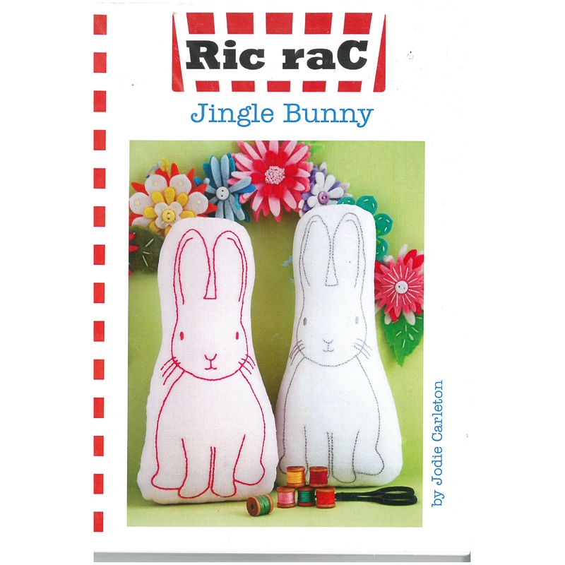 Jingle Bunny Pattern-Ric rac by Jodie Carleton