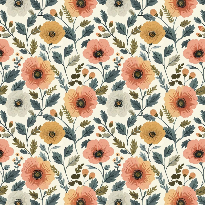 Swedish Garden PUL Fabric | Waterproof and Durable