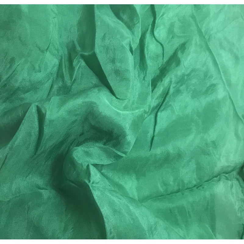Emerald Green - Hand Dyed Silk Habotai
