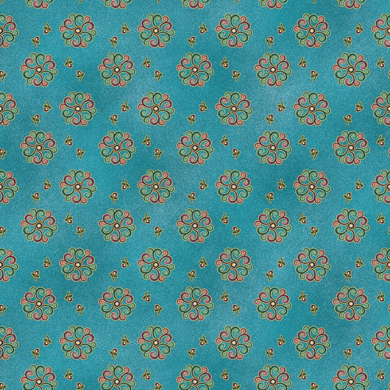 Shangri La by Painted Sky Studio - Teal