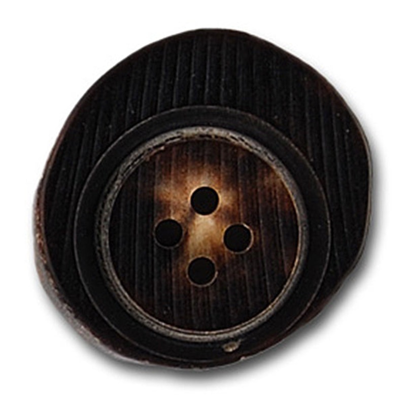 1 1/8" Organically-Shaped Horn Button