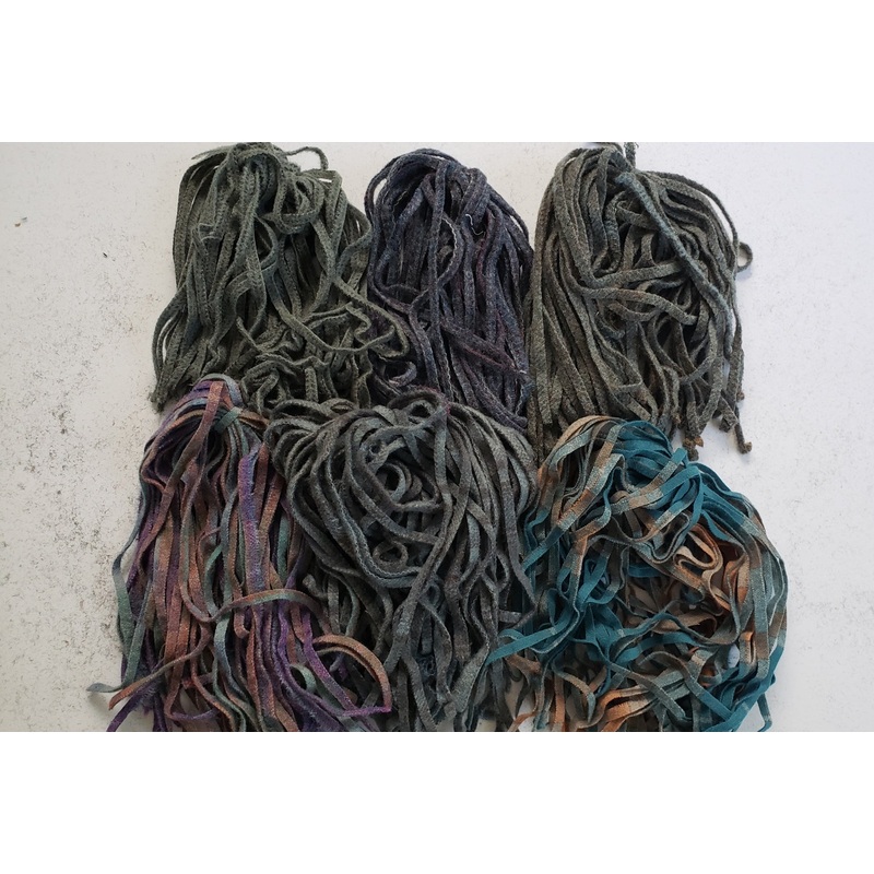 JBA- MEDLEY OF BLUE PACK 2 - #6 Wool Strips - 5oz/140gr.