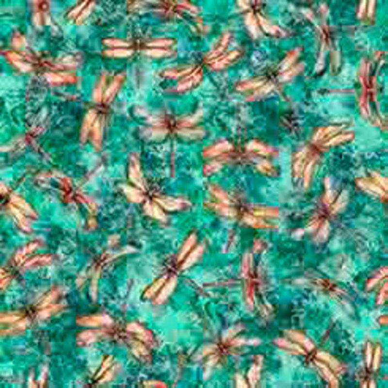 Serenity Dragonflies - Turquoise