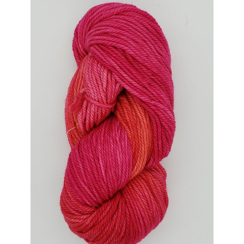 Back Country - ITALIAN ROSE - Hand Dyed Chunky Yarn 4 ounces/125g