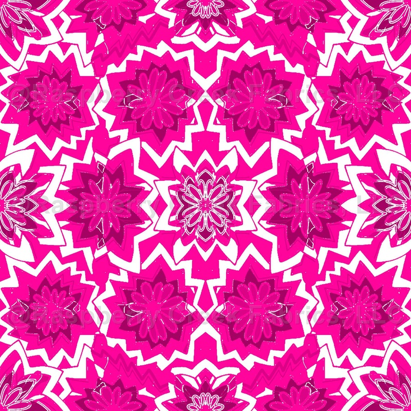 MAZIPOODLES Floral Fireworks Pattern 107