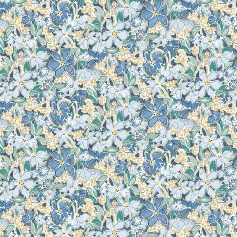 Sallieann Flowers in Blue