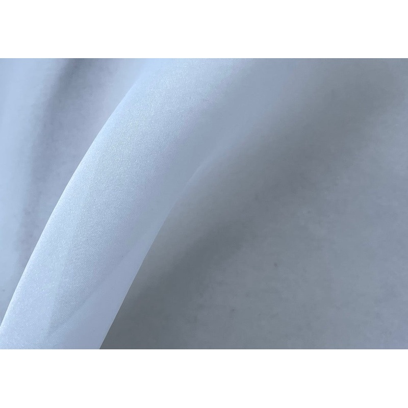 Sheer Sweet Snow White Crisp Polyester Organza