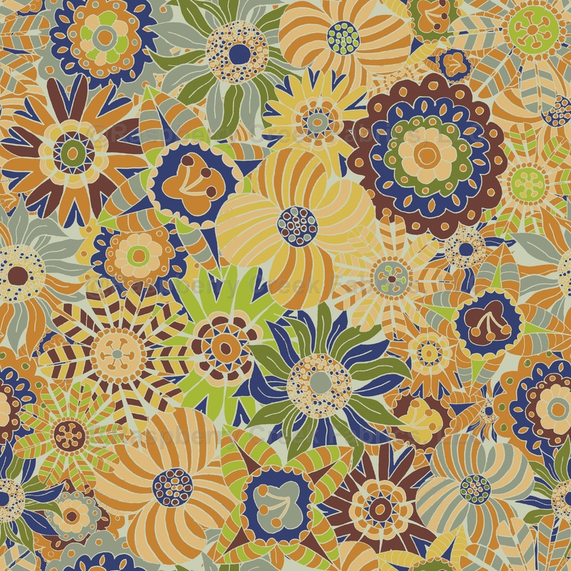 Summer Morning Scandi Round Flowers