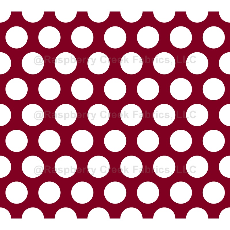 Burgundy and White Polka Dots, Polka Dot Pattern, Dots, Dotted