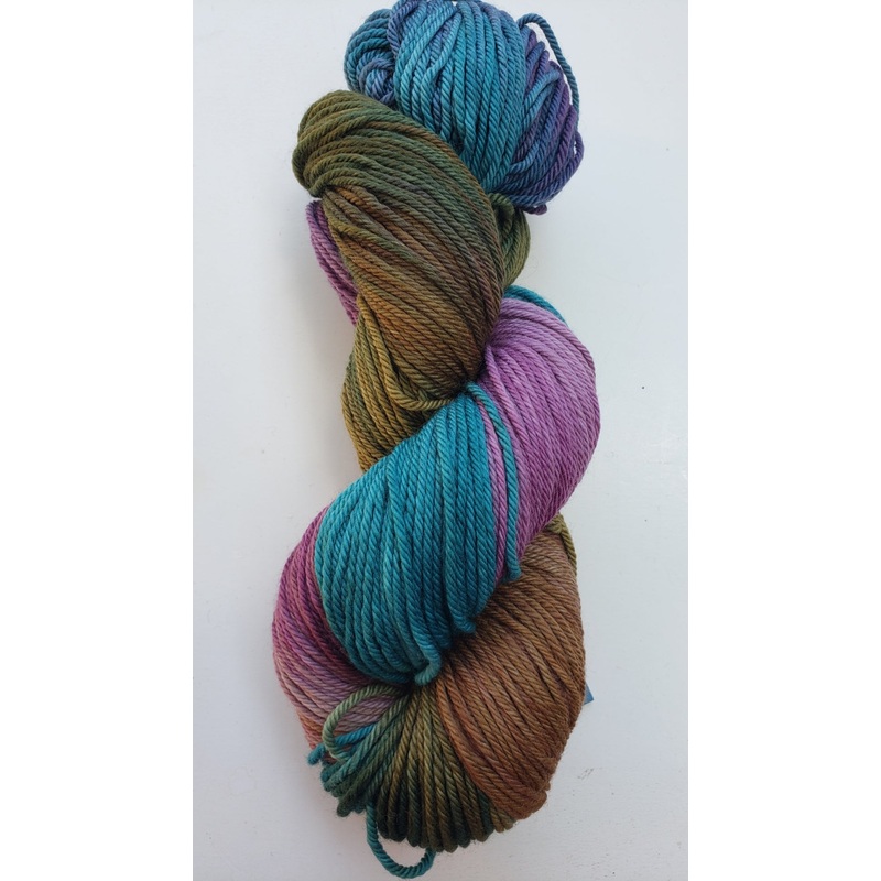 Chinook Worsted Weight - PARIS - 100% Organic Merino Wool Yarn - Hand Dyed
