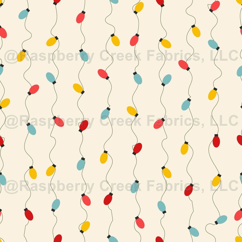 Old Fashioned Christmas Cozy Christmas Lights Pattern
