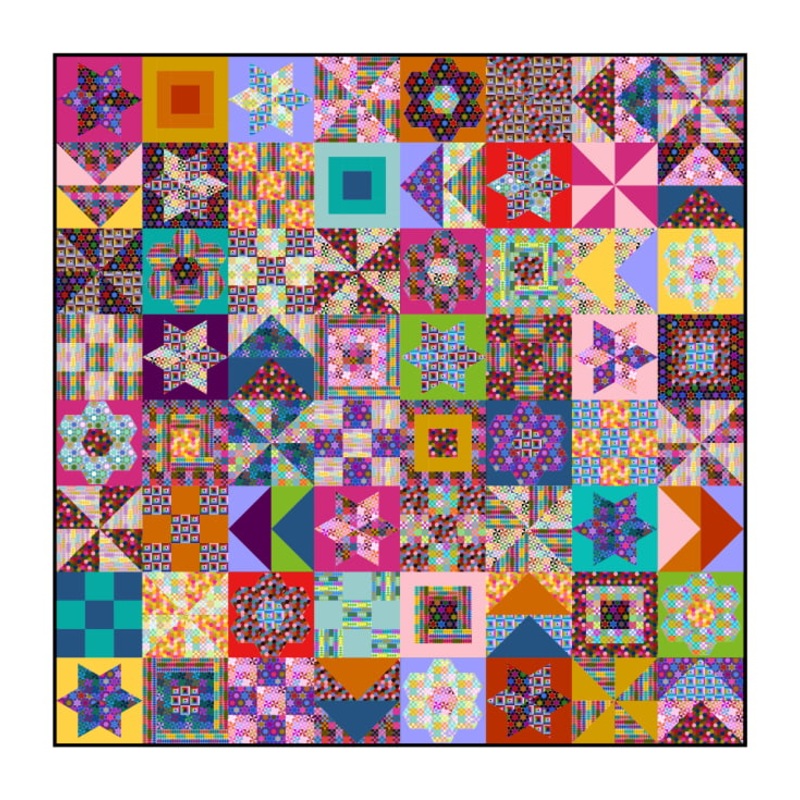Piecework Quilt Pattern By Anna Maria Textiles