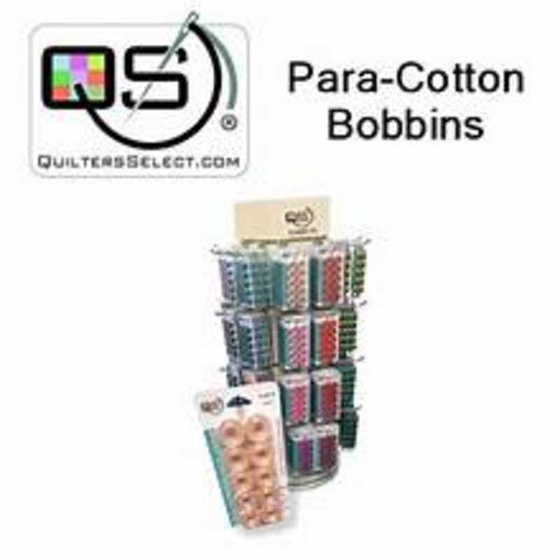 Quilters Select Bobbins Size L Prewound Bobbins Gray 0485