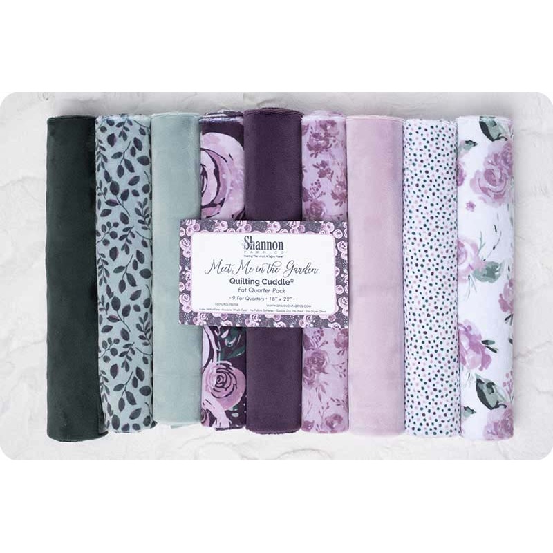 Quilting Cuddle Fat Quarter Pack Meet Me in the Garden