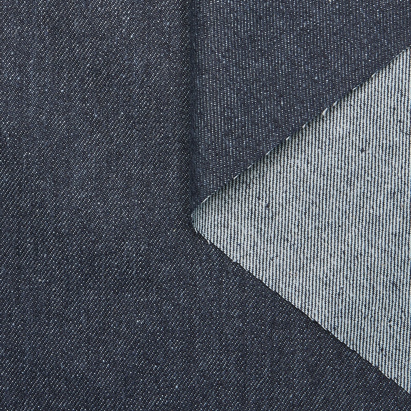 RECYCLED COTTON WOVEN DENIM NON WASHED DENIM