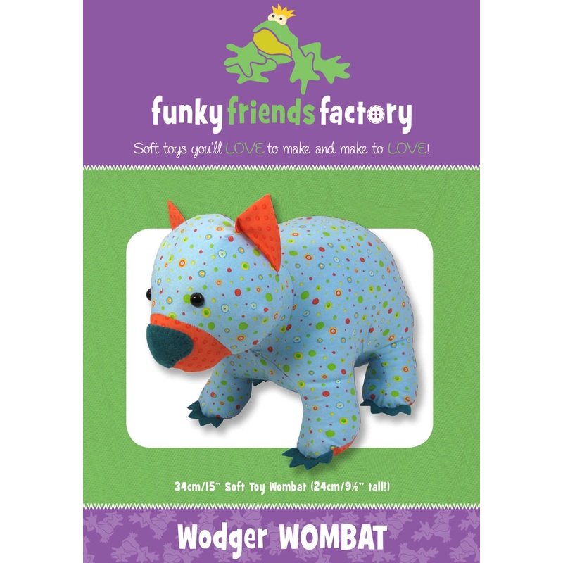 Funky Friends Pattern - Wodger Wombat