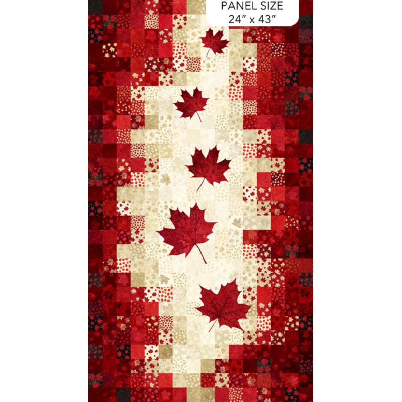 Stonehenge Oh Canada 14 Quilt Fabric by Deborah Edwards - Panel