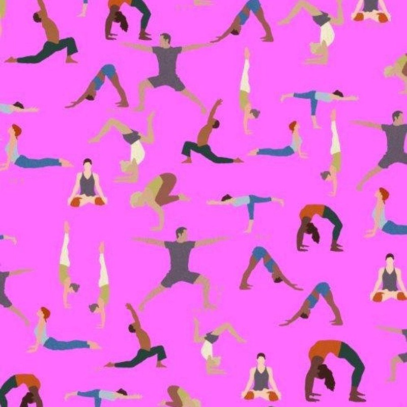 Yoga Fabric Namaste Alexander Henry Fabrics