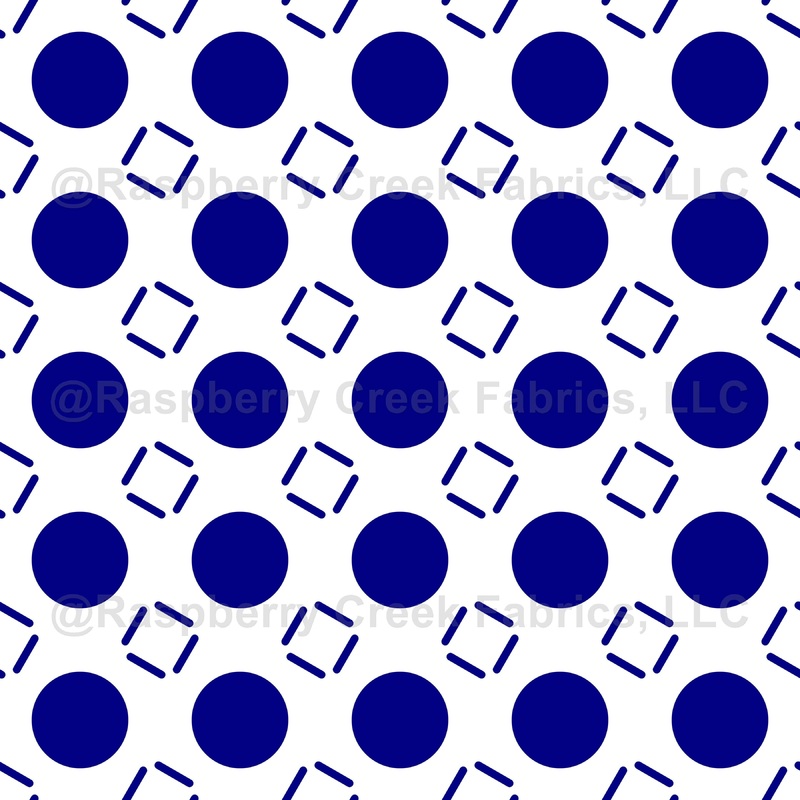 Navy Blue Polka Dots, Polka Dot Pattern, Dots, Dotted