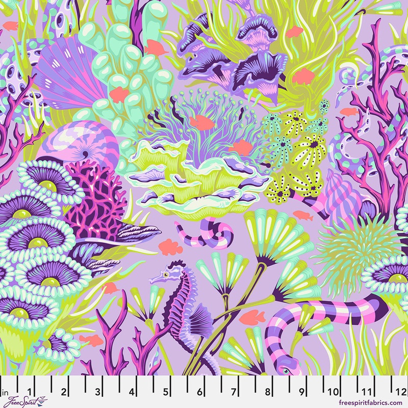 Reef What You Sew - Ultraviolet Floral Reef