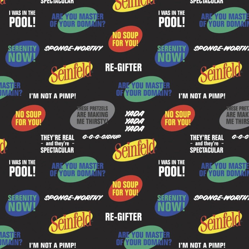 Seinfeld Catchphrases on Black