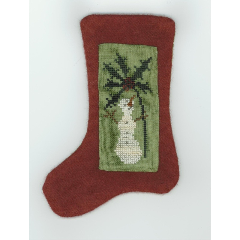 Under the Mistletoe - Cross Stitch Digital Pattern for Christmas Stuffie