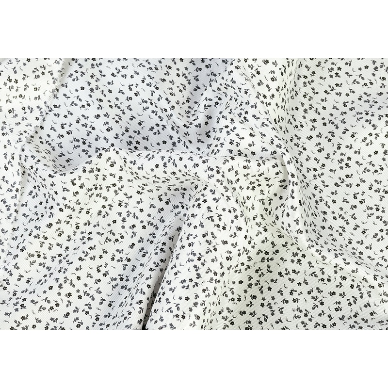 Designer Teensy Blossoms Silk Twill (Made in Italy)