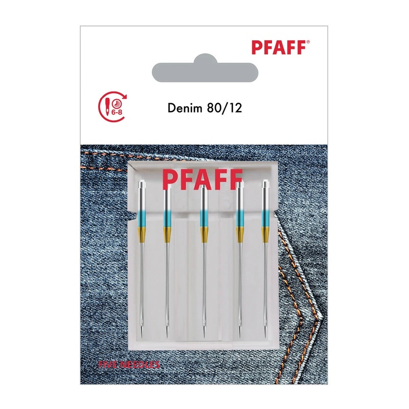 PFAFF Denim Needles Size 80/12 5-Pack
