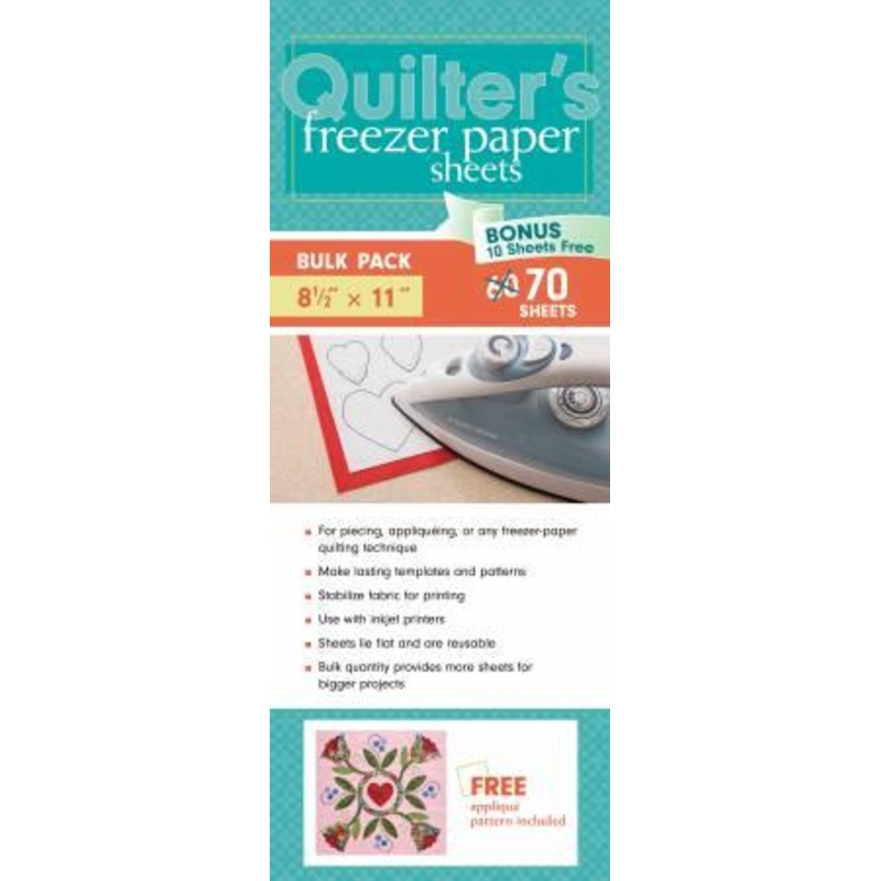 Quilters Freezer Paper Sheets Bluk Pack